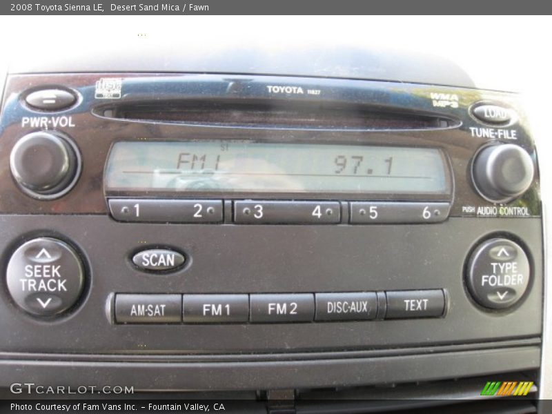 Desert Sand Mica / Fawn 2008 Toyota Sienna LE