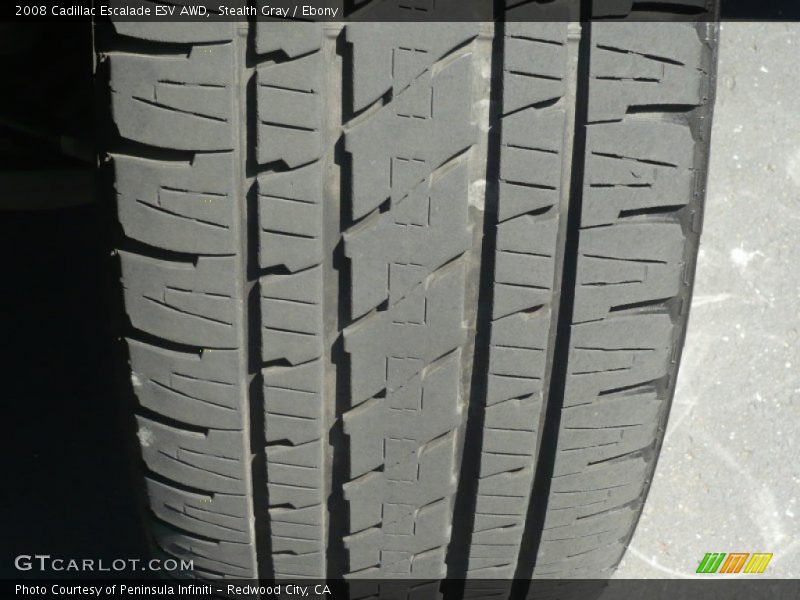 Stealth Gray / Ebony 2008 Cadillac Escalade ESV AWD
