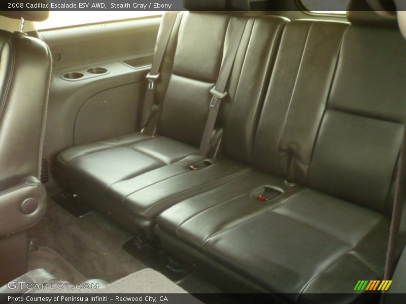 Stealth Gray / Ebony 2008 Cadillac Escalade ESV AWD