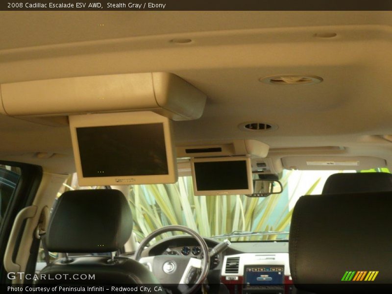 Stealth Gray / Ebony 2008 Cadillac Escalade ESV AWD
