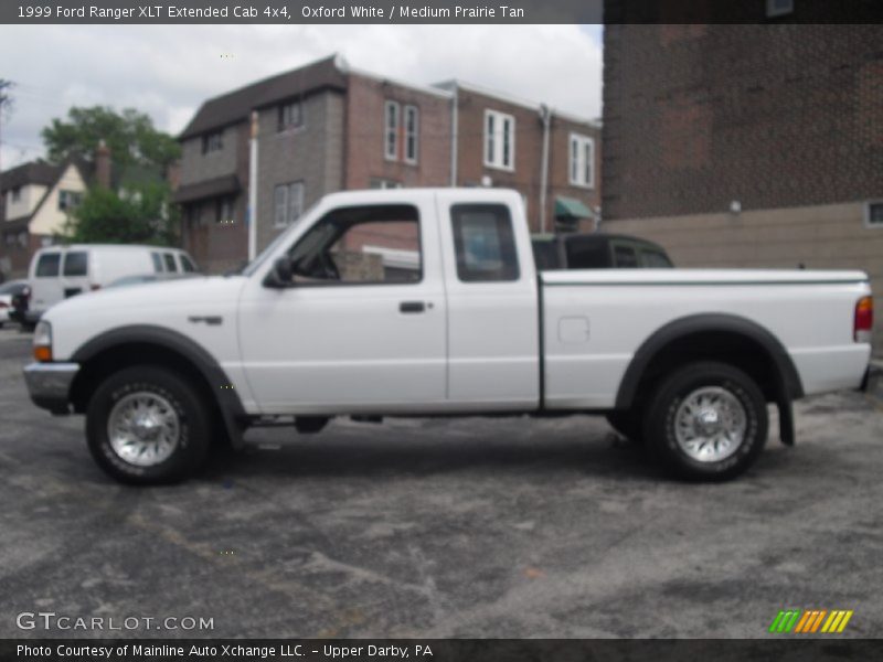 Oxford White / Medium Prairie Tan 1999 Ford Ranger XLT Extended Cab 4x4