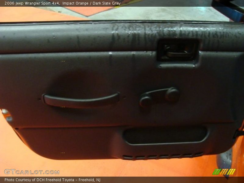 Impact Orange / Dark Slate Gray 2006 Jeep Wrangler Sport 4x4