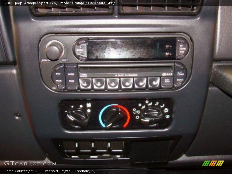 Impact Orange / Dark Slate Gray 2006 Jeep Wrangler Sport 4x4