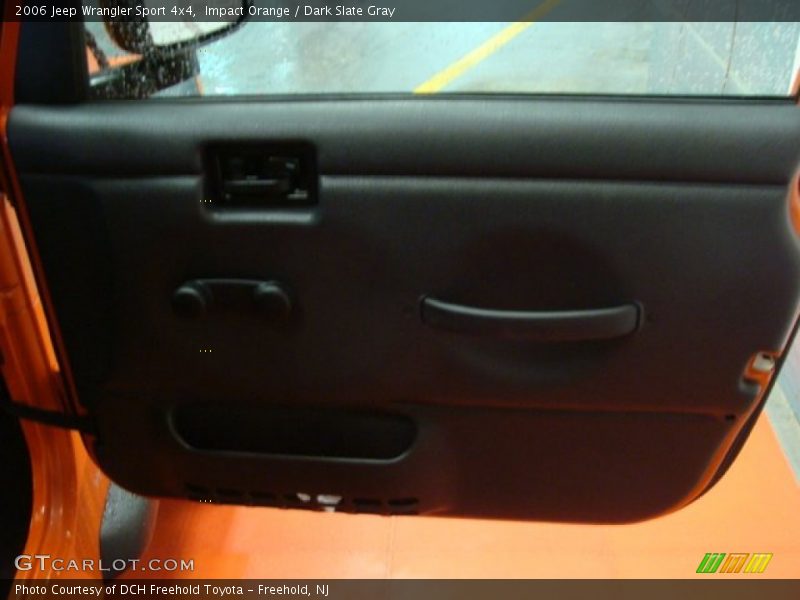 Impact Orange / Dark Slate Gray 2006 Jeep Wrangler Sport 4x4
