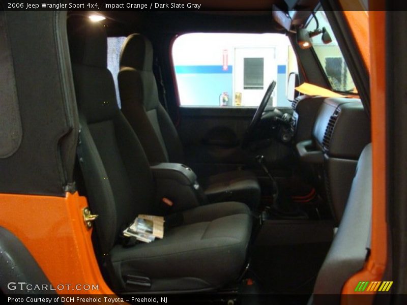 Impact Orange / Dark Slate Gray 2006 Jeep Wrangler Sport 4x4