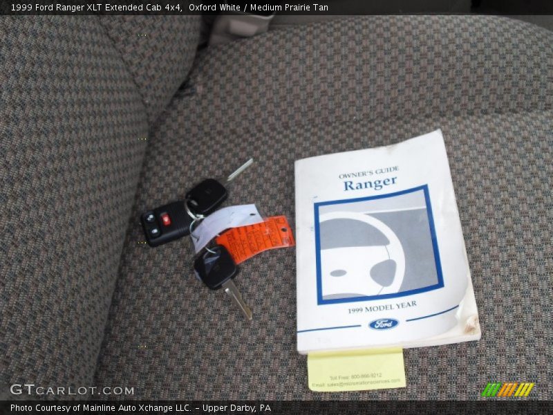 Oxford White / Medium Prairie Tan 1999 Ford Ranger XLT Extended Cab 4x4