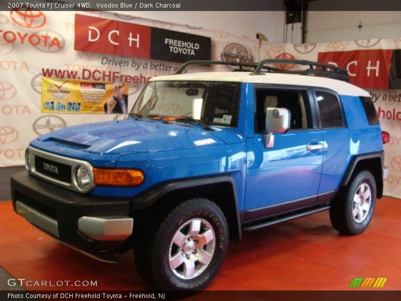 Voodoo Blue / Dark Charcoal 2007 Toyota FJ Cruiser 4WD