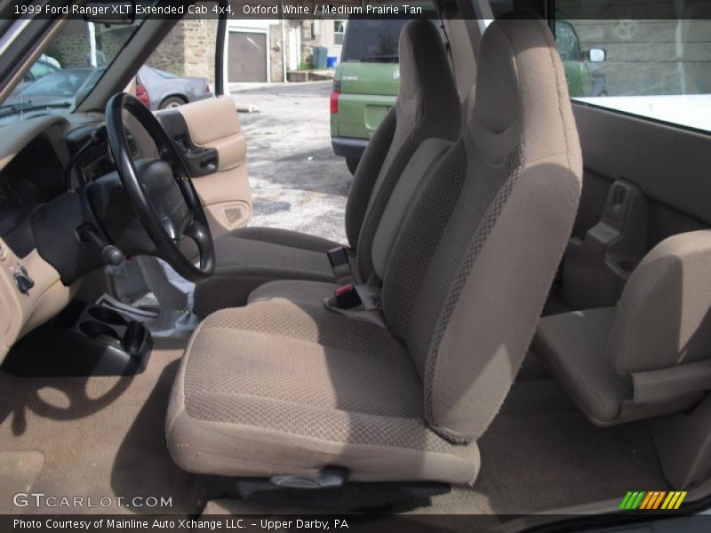 Oxford White / Medium Prairie Tan 1999 Ford Ranger XLT Extended Cab 4x4