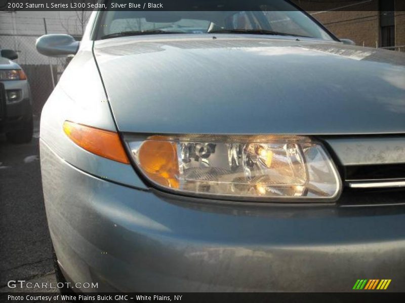Silver Blue / Black 2002 Saturn L Series L300 Sedan