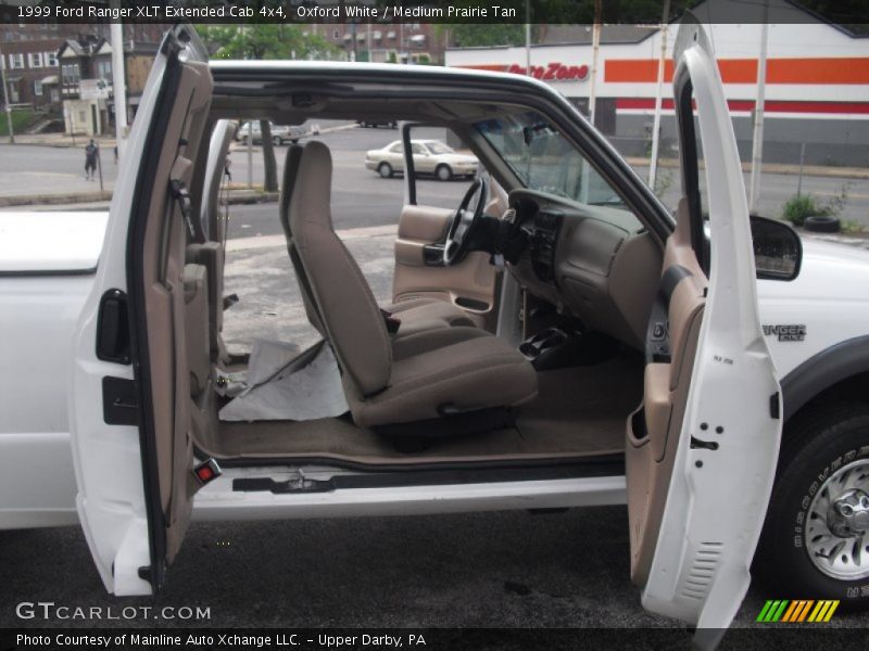 Oxford White / Medium Prairie Tan 1999 Ford Ranger XLT Extended Cab 4x4