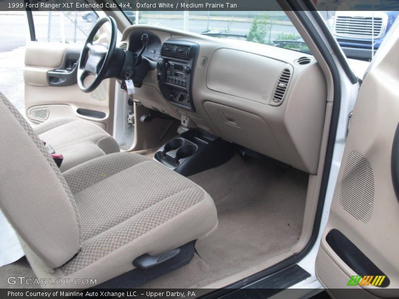 Oxford White / Medium Prairie Tan 1999 Ford Ranger XLT Extended Cab 4x4