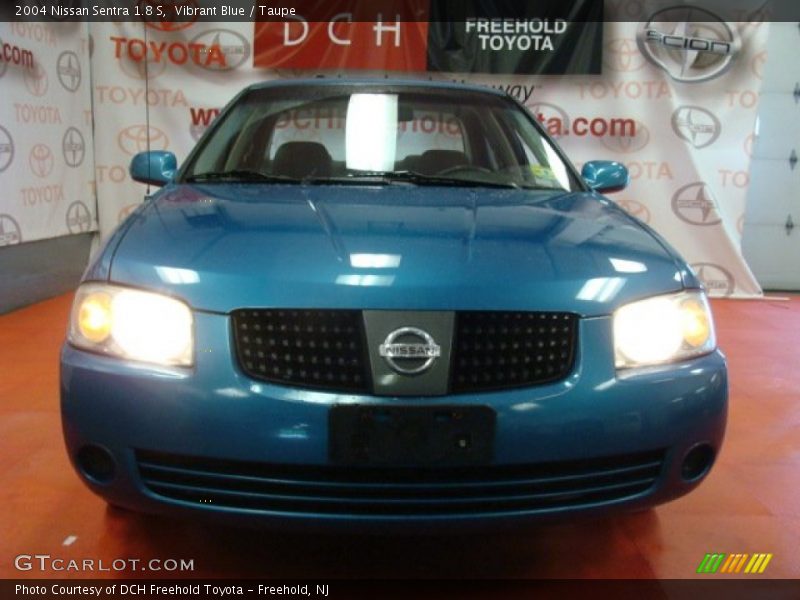 Vibrant Blue / Taupe 2004 Nissan Sentra 1.8 S