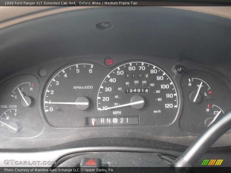 Oxford White / Medium Prairie Tan 1999 Ford Ranger XLT Extended Cab 4x4