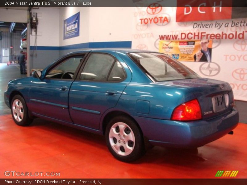 Vibrant Blue / Taupe 2004 Nissan Sentra 1.8 S