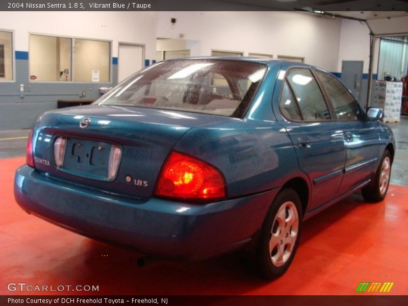 Vibrant Blue / Taupe 2004 Nissan Sentra 1.8 S