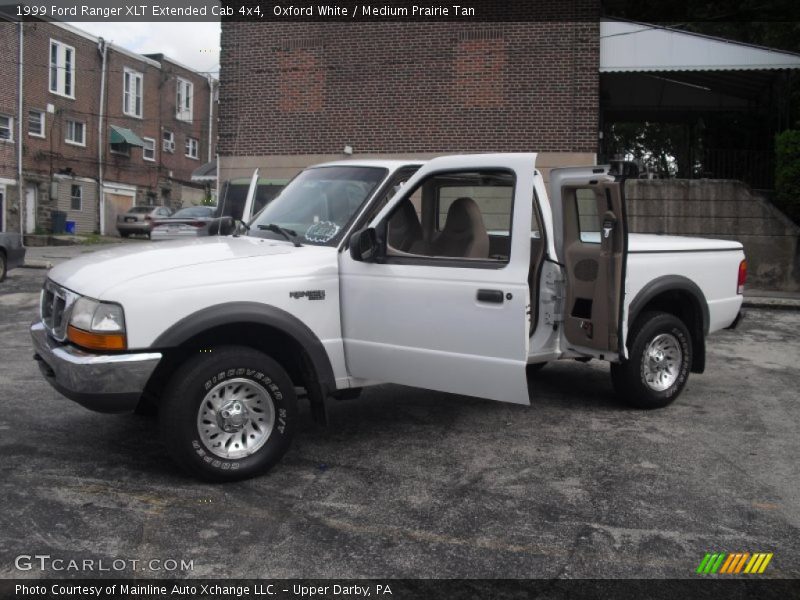 Oxford White / Medium Prairie Tan 1999 Ford Ranger XLT Extended Cab 4x4