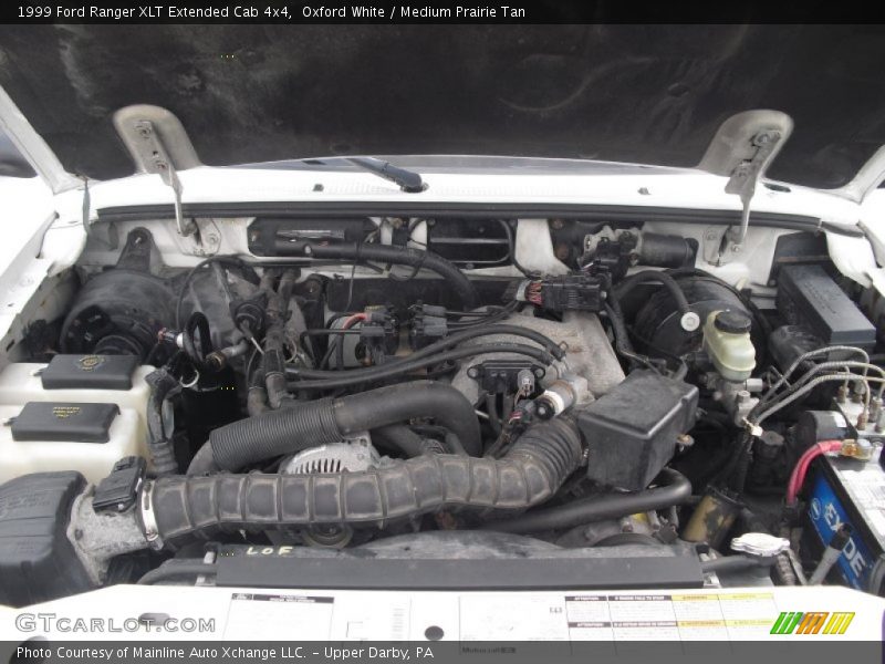 Oxford White / Medium Prairie Tan 1999 Ford Ranger XLT Extended Cab 4x4