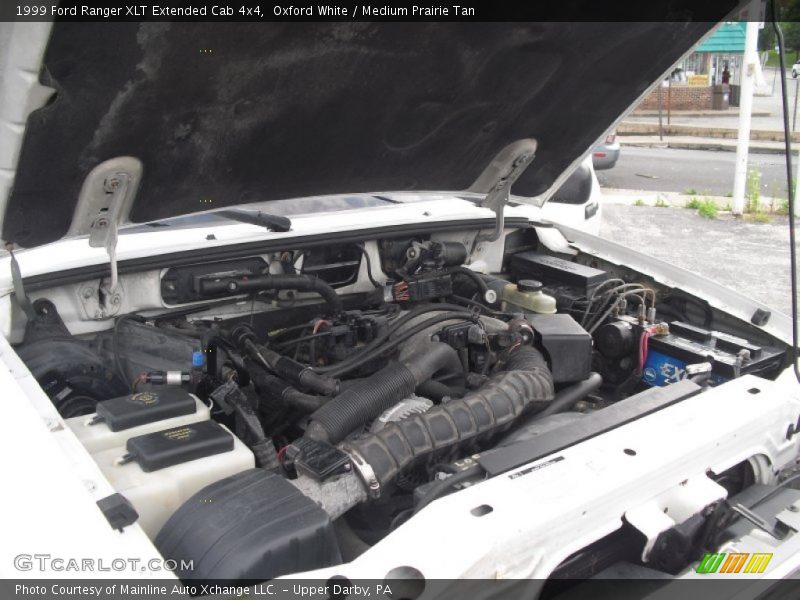 Oxford White / Medium Prairie Tan 1999 Ford Ranger XLT Extended Cab 4x4