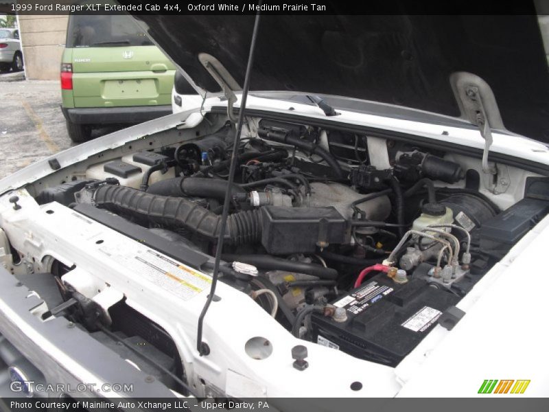 Oxford White / Medium Prairie Tan 1999 Ford Ranger XLT Extended Cab 4x4
