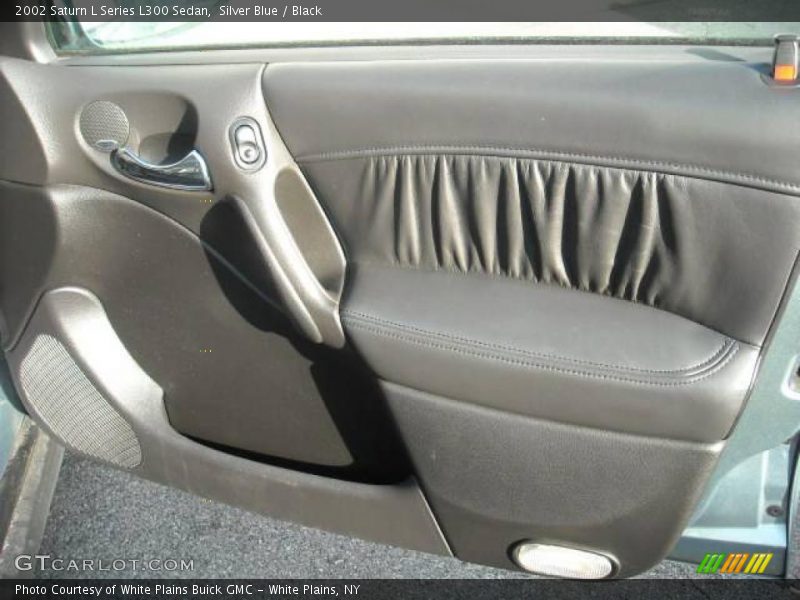 Silver Blue / Black 2002 Saturn L Series L300 Sedan