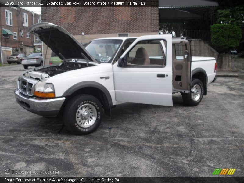 Oxford White / Medium Prairie Tan 1999 Ford Ranger XLT Extended Cab 4x4