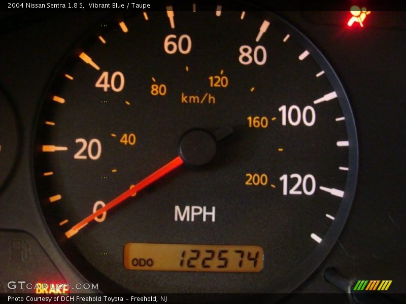 Vibrant Blue / Taupe 2004 Nissan Sentra 1.8 S