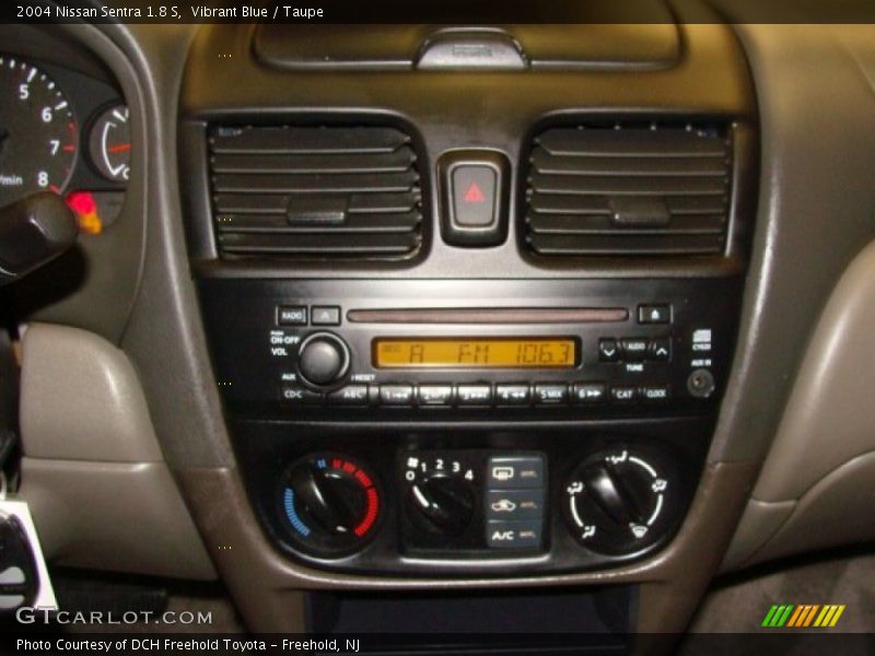 Controls of 2004 Sentra 1.8 S