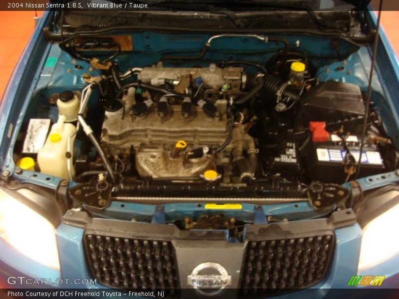 Vibrant Blue / Taupe 2004 Nissan Sentra 1.8 S