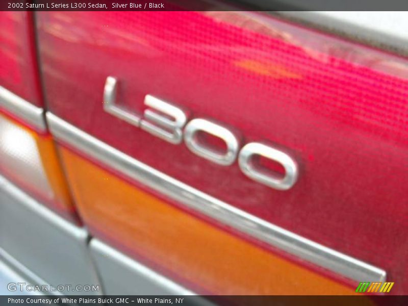 Silver Blue / Black 2002 Saturn L Series L300 Sedan