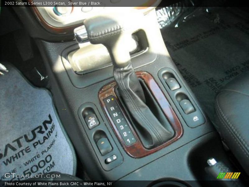Silver Blue / Black 2002 Saturn L Series L300 Sedan