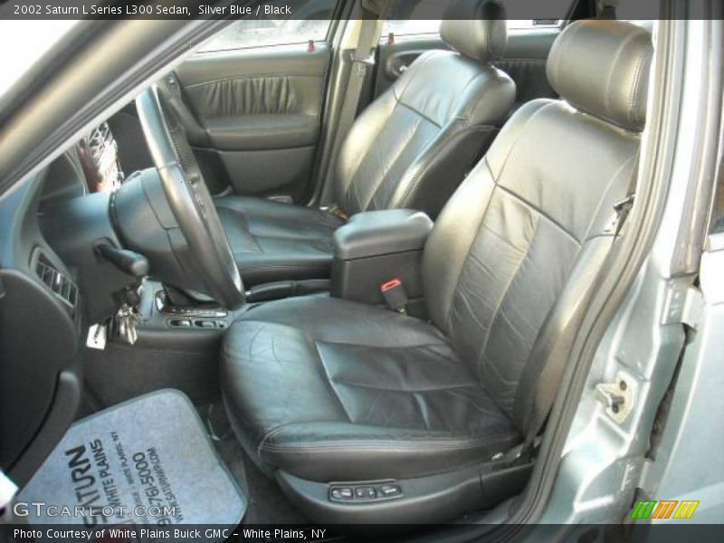 Silver Blue / Black 2002 Saturn L Series L300 Sedan
