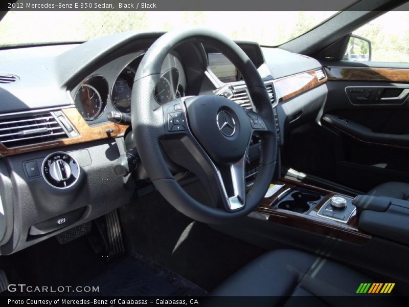 Black / Black 2012 Mercedes-Benz E 350 Sedan