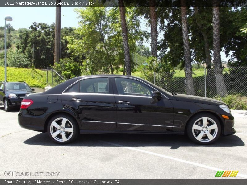 Black / Black 2012 Mercedes-Benz E 350 Sedan