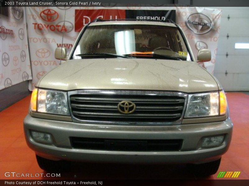 Sonora Gold Pearl / Ivory 2003 Toyota Land Cruiser