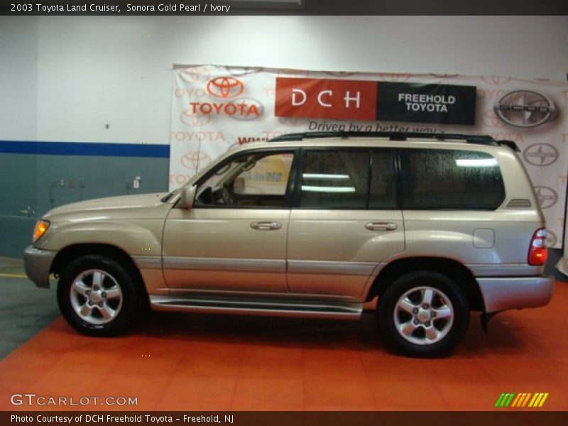Sonora Gold Pearl / Ivory 2003 Toyota Land Cruiser