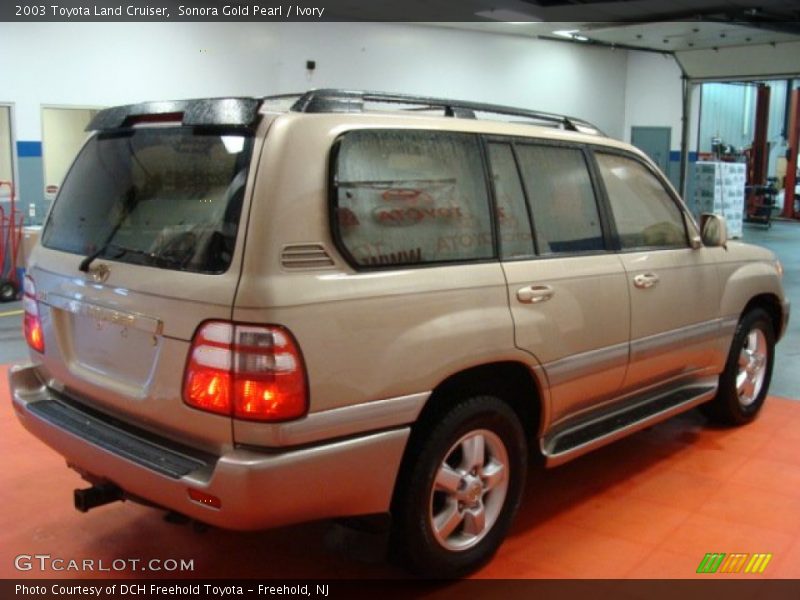 Sonora Gold Pearl / Ivory 2003 Toyota Land Cruiser