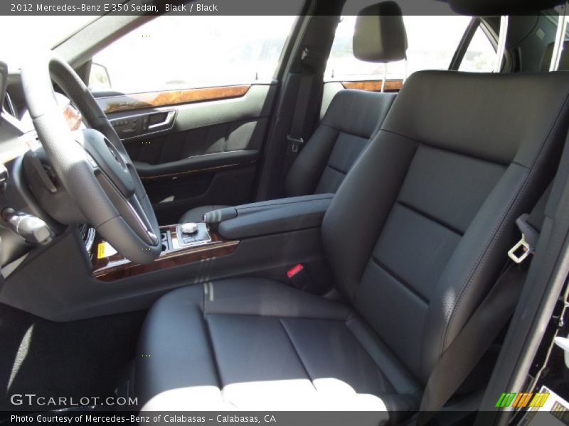 Black / Black 2012 Mercedes-Benz E 350 Sedan