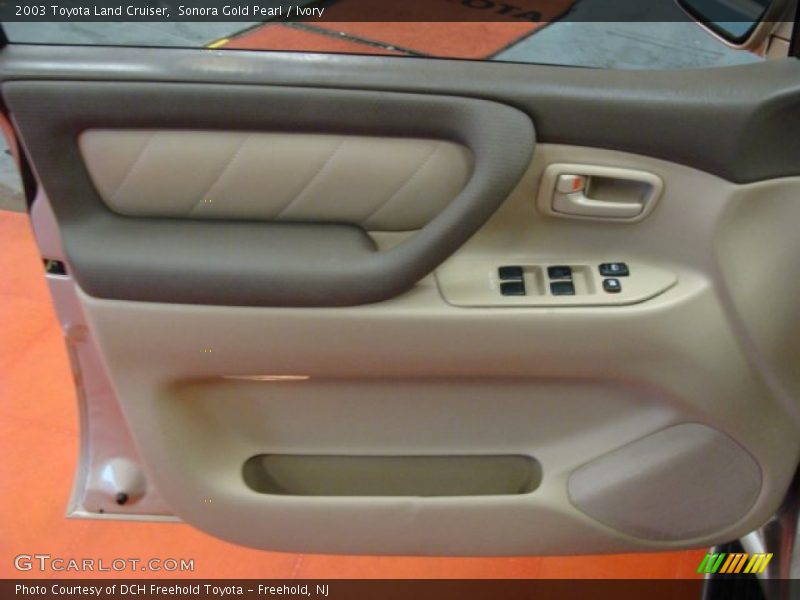 Sonora Gold Pearl / Ivory 2003 Toyota Land Cruiser