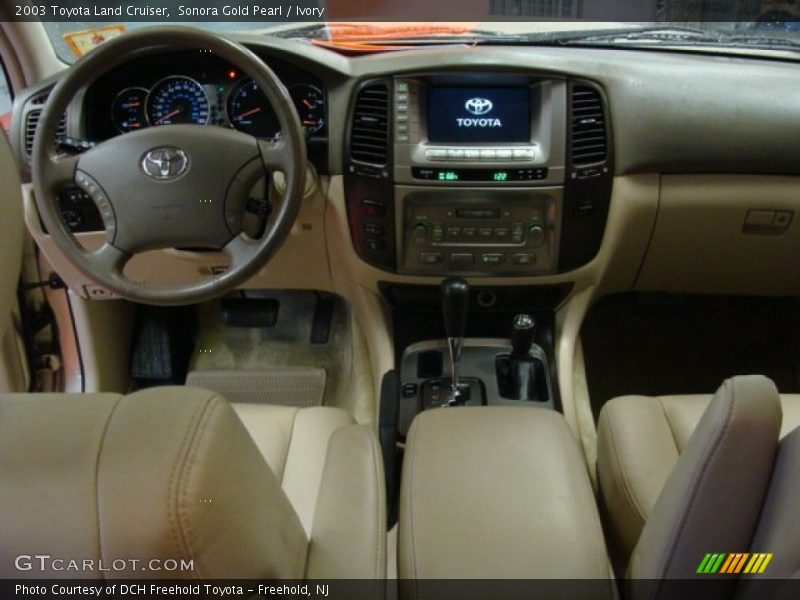 Sonora Gold Pearl / Ivory 2003 Toyota Land Cruiser