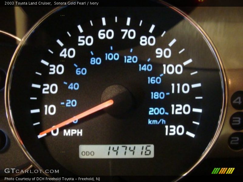 Sonora Gold Pearl / Ivory 2003 Toyota Land Cruiser