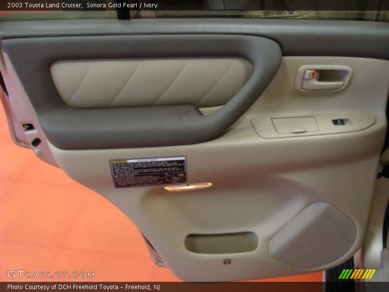 Sonora Gold Pearl / Ivory 2003 Toyota Land Cruiser