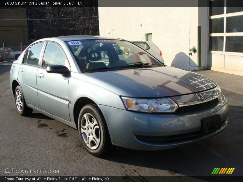 Silver Blue / Tan 2003 Saturn ION 2 Sedan