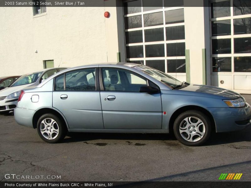 Silver Blue / Tan 2003 Saturn ION 2 Sedan