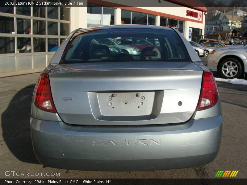 Silver Blue / Tan 2003 Saturn ION 2 Sedan