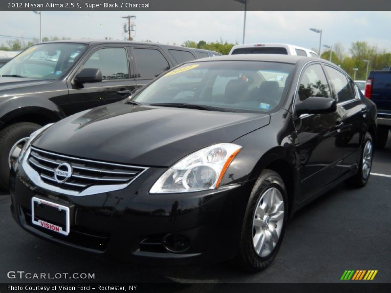 Super Black / Charcoal 2012 Nissan Altima 2.5 S