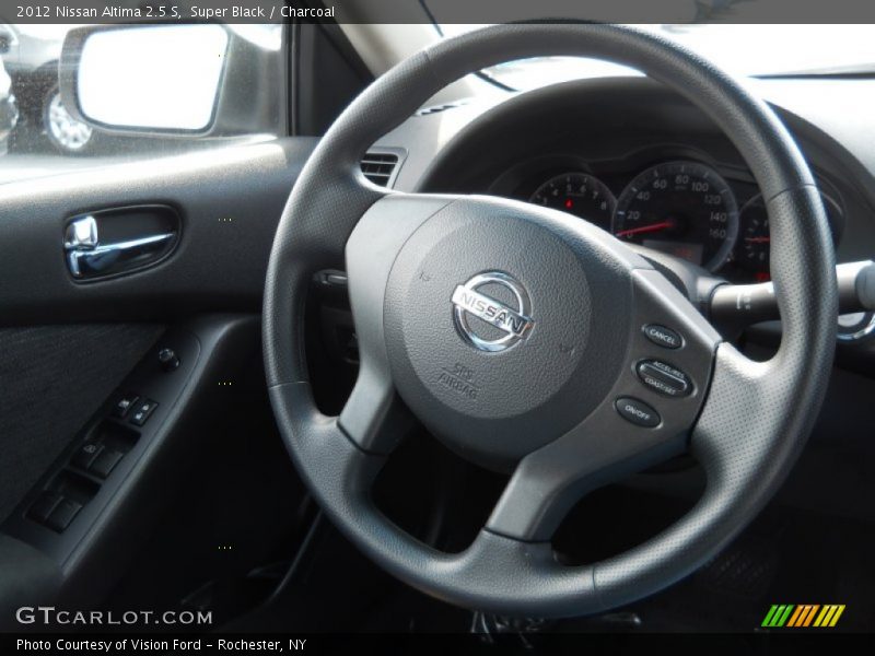 Super Black / Charcoal 2012 Nissan Altima 2.5 S