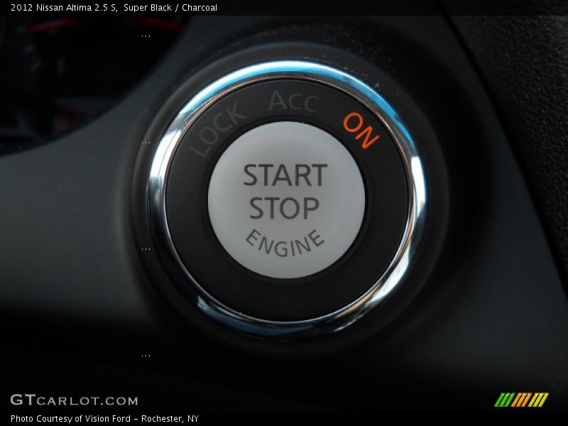 Super Black / Charcoal 2012 Nissan Altima 2.5 S