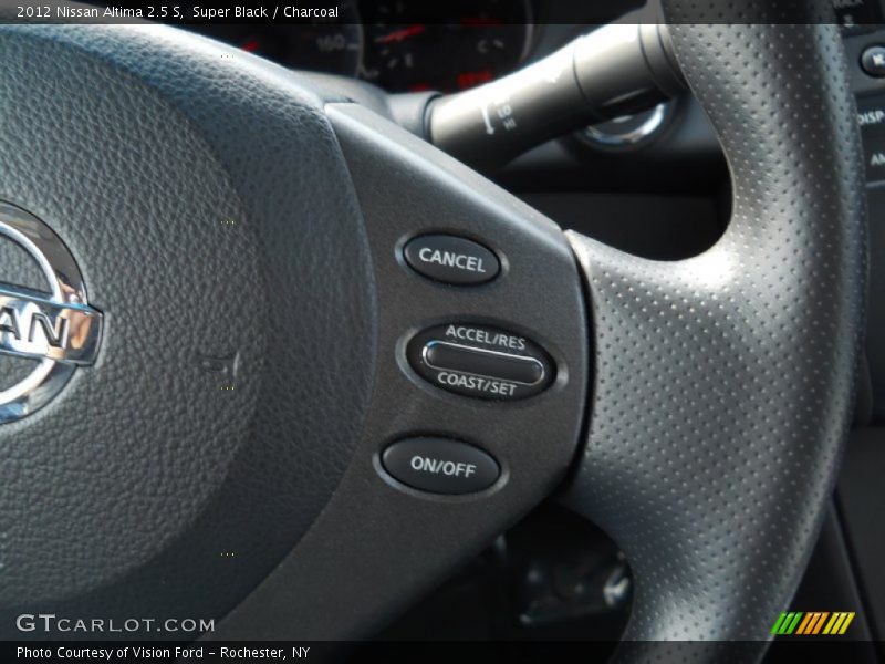 Super Black / Charcoal 2012 Nissan Altima 2.5 S
