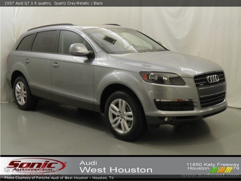 Quartz Grey Metallic / Black 2007 Audi Q7 3.6 quattro