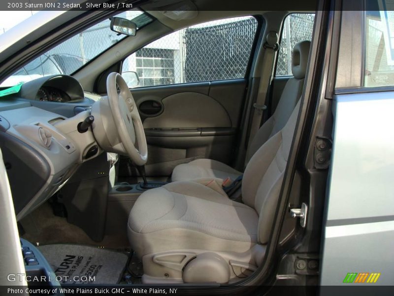 Silver Blue / Tan 2003 Saturn ION 2 Sedan